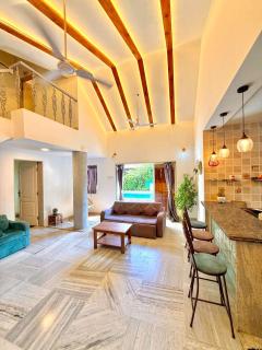 Aashiyana Villa - The Dream Stays ll Jacuzzi ll Pvt Big Pool ll Garden ll 3 Ac Rooms ll Gazebo - 0