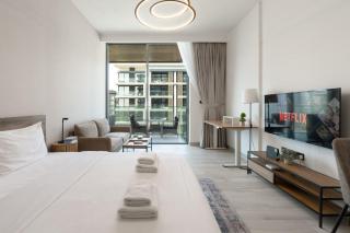 Stylish Dubai Hills Studio with Rooftop Pool and Gym - 7