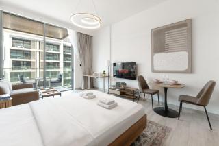 Stylish Dubai Hills Studio with Rooftop Pool and Gym - 6