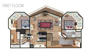 90 Seconds to Downtown MtnCity Views5 King Ensuites!Hot Tub10 BedsGas GrillPoolArcade Game - 5