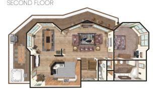 90 Seconds to Downtown MtnCity Views5 King Ensuites!Hot Tub10 BedsGas GrillPoolArcade Game - 3