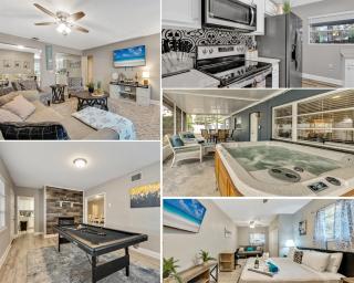 10 PPL - Hot Tub - Pool Table - 3 Baths & More! - 0