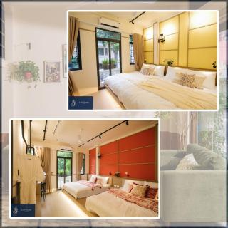 Spacious APT In Center featuring several distinct BRs - Bedroom w TWIN-Superking beds -Share living room, kitchen & gym - 8