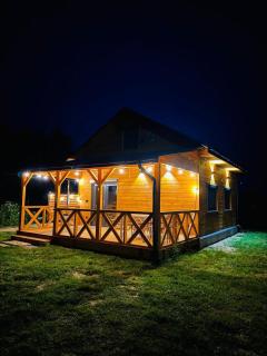 Domek z jacuzzi i kominkiem - cisza, natura, relaks - 0