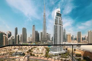 Lux apartment with full Burj View - 5 min walk to Dubai Mall - 7