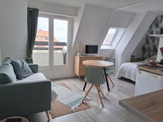 Studio -vue mer résidence Grand Cap - 5