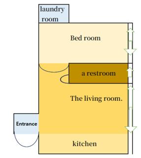 KSPO, Line9 MRT 6min, a bedroom, living room, a kitchen - 8
