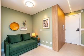 Studio Completo p/ 4 pessoas no All Batel -BAT1714 - 2