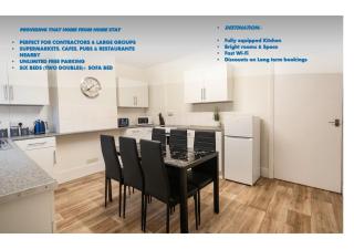 Spacious 3 Bed Apartment-Free Parking-Wifi - 4