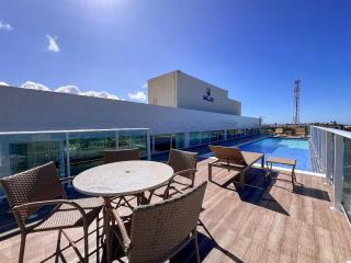 Maravilhoso Flat Frente ao Mar - OceanBlue 304 - 2