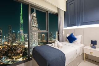 5 Min Walk Dubai Mall, Burj Khalifa & Fountain View, Gym, Pool, Burj Royale , 500MBPS Wifi - 7