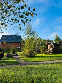 Dolina Bella - ogrzewany domek z balią, sauną i kominkiem w sercu Kaszub - 8