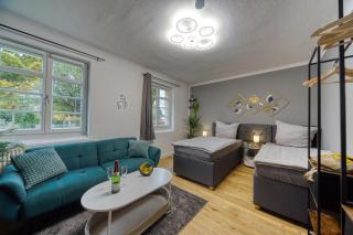 DresdenStay Modern 3 Schlafzimmer Balkon Kamin PS4 - 9