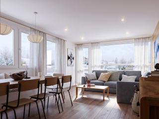 Appartement familial proche pistes, lumineux, avec vue montagnes - FR-1-645-80 - 0