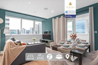 Luxury 3BDR Flat By Aurora WorkNest Short Lets & Serviced Accommodation London With Wi-Fi, Gym and Cinema - 0