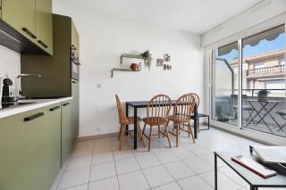 Queen Garden V, Charmant 2 pièces centre ville, AC, vue mer - 7