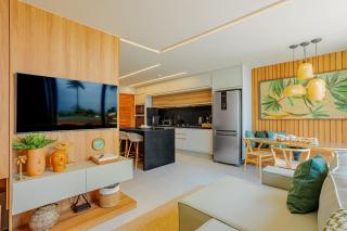 GB127 Apto frente al mar con 2 suites- Guarajuba - 2