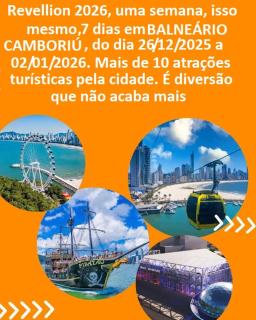 Cama em quarto quadruplo Réveillon Balneário Camboriú pacote 7 dias com café incluso preço unico promoção - 1
