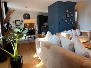 Les Libellules Appartement avec baignoire spa à Lanvallay - 4