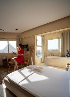 Mirage pyramids view - 1