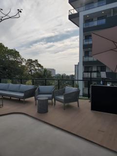 Luxo Ingá Niterói - piscina vista praia - 5