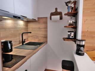 Studio rénové 4 pers avec terrasse, Le Grand-Bornand centre - FR-1-458-259 - 5