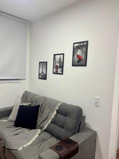 Studio Home Office Completo Cama Queen e Ar Condicionado Vista Panorâmica - 8