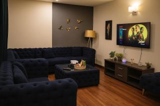 Modern 3BR Gaming Apartment E-11 Islamabad AC, LED, Kitchen - 9