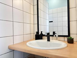 Le Fractale - Piscine sur place, coin bureau à Baduel - 5