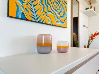 Le Fractale - Piscine sur place, coin bureau à Baduel - 1