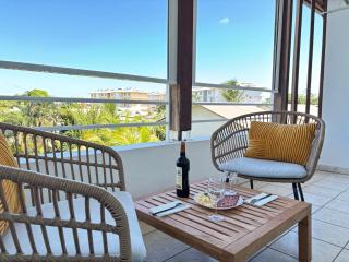 Le Fractale - Piscine sur place, coin bureau à Baduel - 6