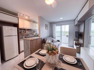 Apê com A/C, Garagem e Piscina em Canasvieiras - 8