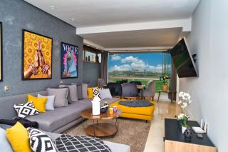 Prestigia, superbe appartement, vue sur golf, piscine et Atlas - Marrakesch - 0