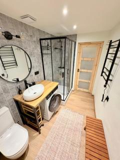 Skaists ķieģeļu studijas dzīvoklis Rīgas centrā - 5