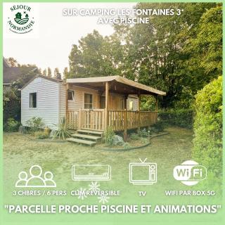 Mobilhomes 6 & 4 pers à Ivry La Bataille Clim TV Wifi terrasse & confort Paris Eure Gestion - 0