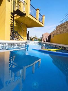 Paraíso del mar-Chalet privado con piscina propia y vista al mar cerca de la playa - 0