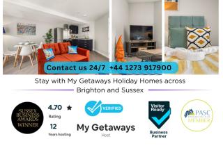 Buzzing Brighton Apartment 3 By My Getaways - 0