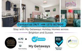Buzzing Brighton Apartment 4 By My Getaways - 0