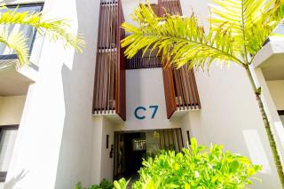 Apto moderno con lago y piscina cerca cocobongo - 9