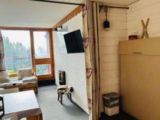 Studio cabine au pied des pistes avec balcon - FR-1-346-593 - 0