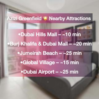 Elegant 3BR & City Skyline View Azizi Greenfield - 8