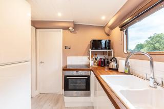 Modern Kew Bridge Houseboat - 7