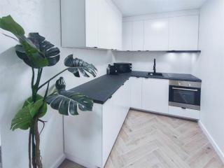 ALFA Stuttgart Doppelzimmer mit Teeküche und Terrasse Porsche Bosch l Gemeinschaftsbad WIFI SmartTV l Double room with kitchenette and terrace l shared bathroom BS21A5 - 3