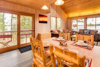 Private Peninsula! Modern-Rustic Fall Lake Cabin - 3