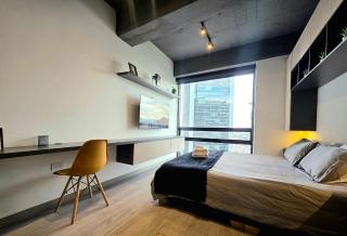 AH/Loft cama Queen, City View, Usaquén Bogotá - 4