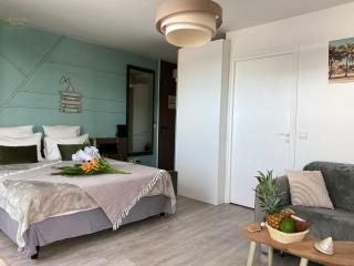 Archipel Guadeloupéen - Entre grand balcon, piscine & lagon - Élégant cocon d'architecte 2 étoiles - 1