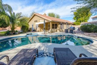 Luxe Desert-Chic 3BR with Heated Pool, Spa, and Grill - 0