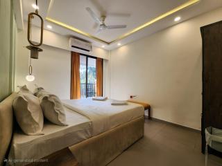 Zen Urban 1BHK Retreat with Pool, Amenities - 5 Minutes to Candolim Beach - 2