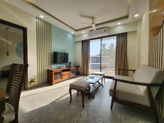 Goa Luxe 1BHK Apartment with Gym, Pool, Amenities - 5 Minutes Walk to Candolim Beach - 2