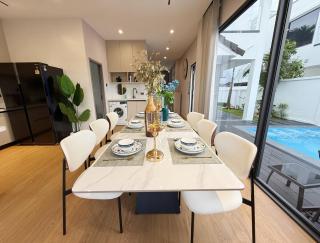 Chiang Mai near the old city brand new luxury single pool villa five-star villa B&B resort 4 bedrooms 5 bathrooms modern minimalist luxury decoration bring your luggage to stay - 8